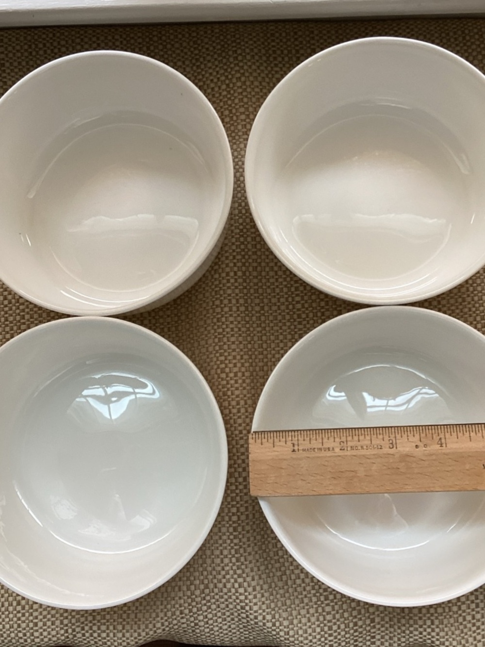 Lot of 4 Mikasa Cereal Soup Bowls